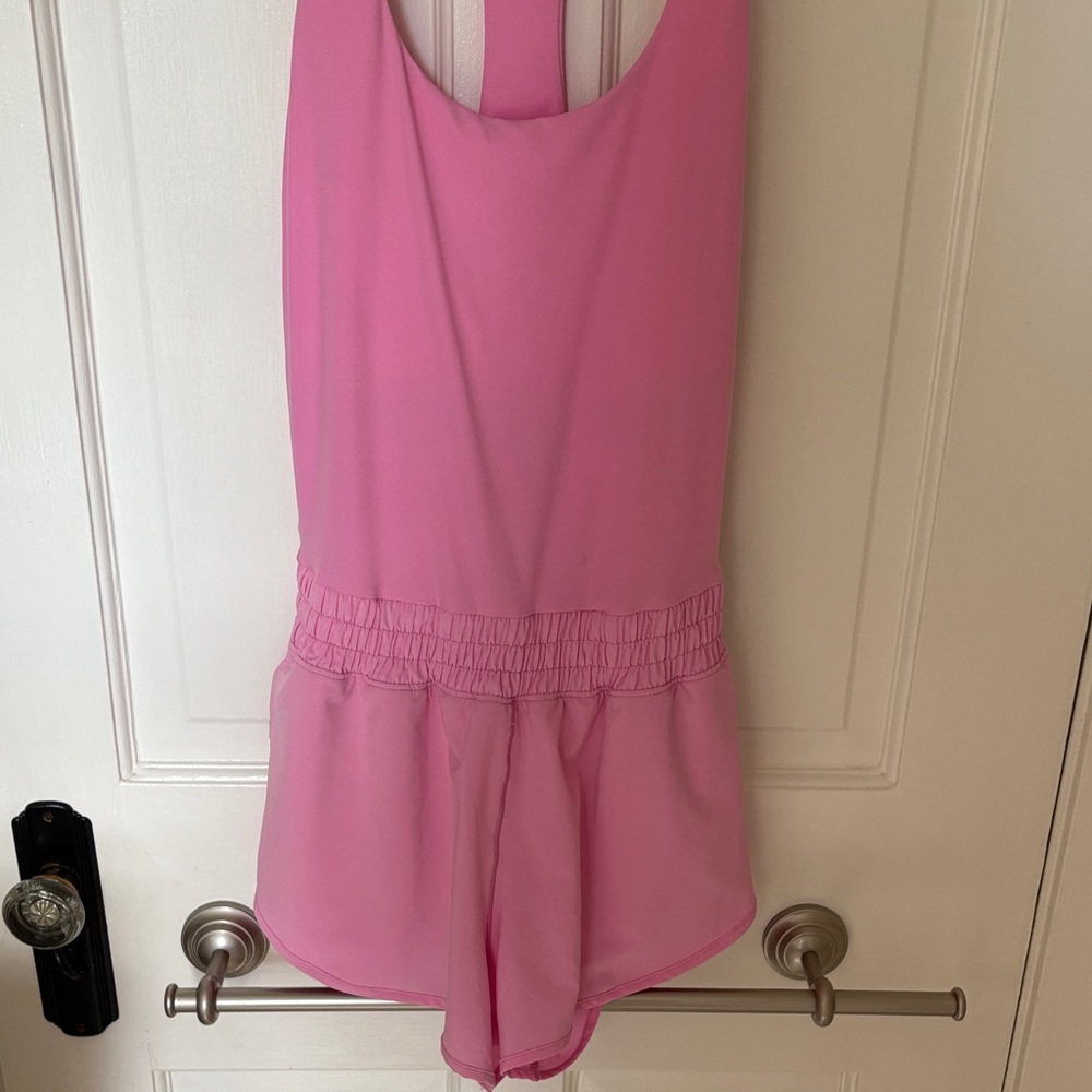 Aerie Offline Pink Romper - Picture 7 of 14